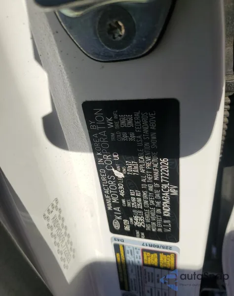 2020 Kia Sportage Lx из США, поврежденный, VIN KNDPM3AC9L7722026